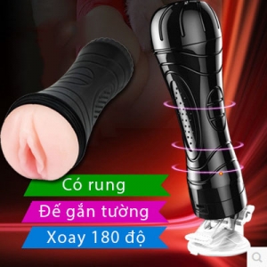 Âm đạo đèn pin gắn tường có rung xoay 180 độ (AD45D)