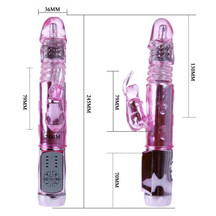 Minh họa các chế độ vận hành của dương vật đa năng DC01A