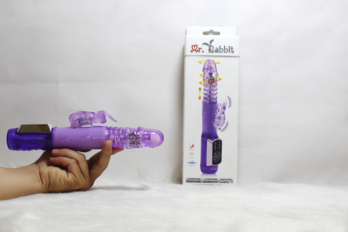 Mô tả tính năng điều khiển rung thụt ngoáy sản phẩm Mr Rabit DC01E