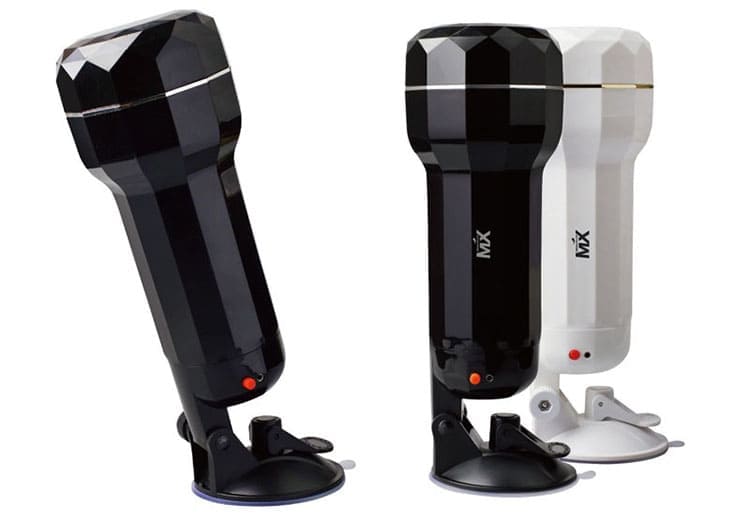 Cận cảnh đế gắn tường cốc massage nam c&oacute; rung MX Deam Cup DC45Q