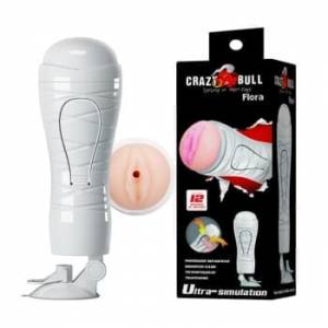 Âm đạo gắn tường 12 chế độ rung xoay- Crazy Bull Flora