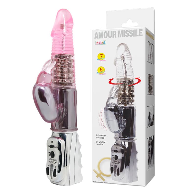 H&igrave;nh ảnh tổng thể m&aacute;y massage c&aacute; nh&acirc;n Amour Missile DV06B ch&iacute;nh h&atilde;ng.