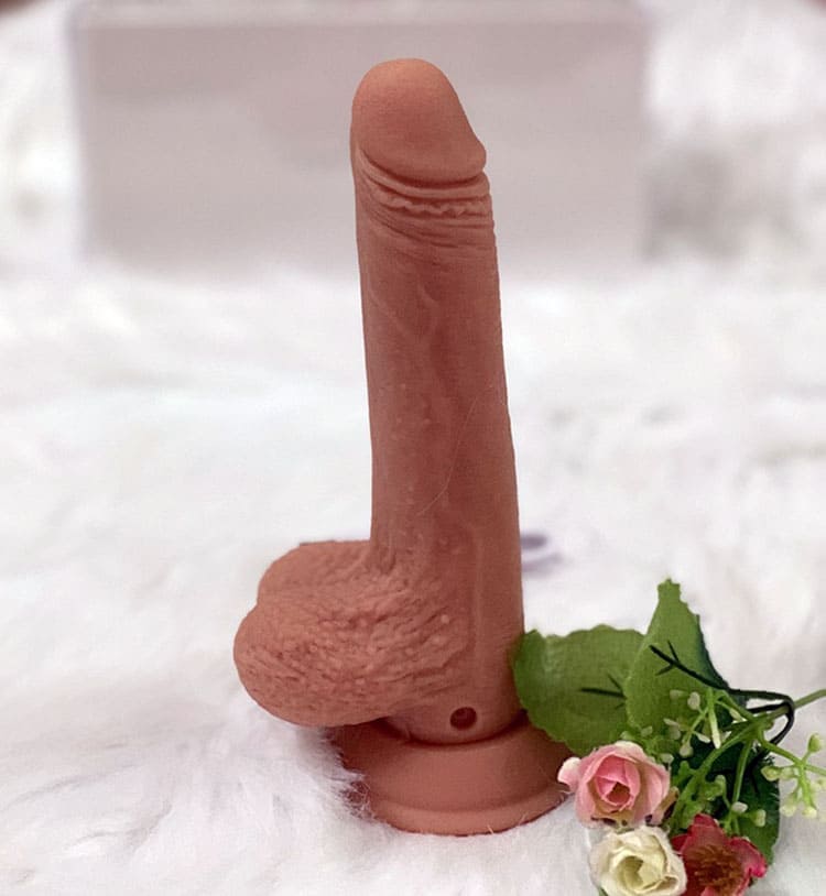 H&igrave;nh ảnh to&agrave;n bộ sản phẩm dương vật Loving si&ecirc;u rung DV40E mềm mại