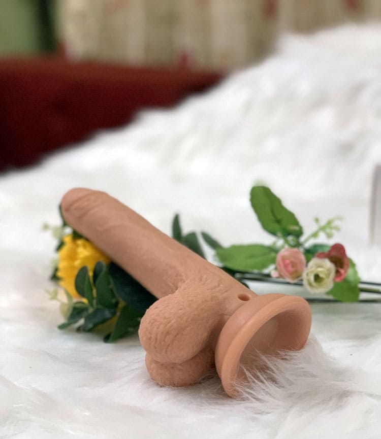 Ảnh chi tiết k&iacute;ch thước chuẩn ch&acirc;u &Aacute; của dương vật Loving DV40E