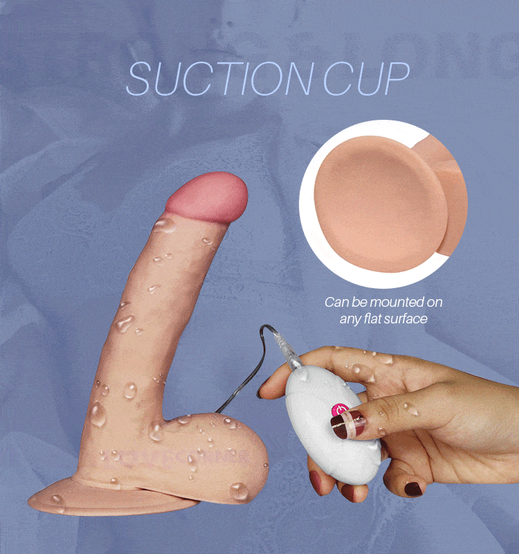 Ảnh động mô tả tính năng rung của Lovetoy Ultra Soft Dude DV68