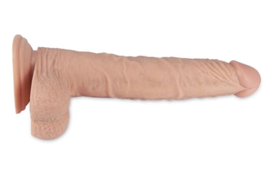 Mô tả kích thước thực tế sản phẩm dương vật silicon Lovetoy DV56C