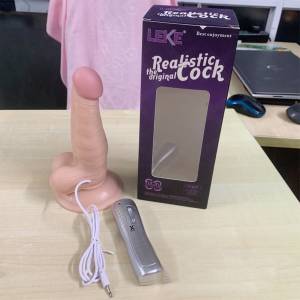 Dương vật giả Realistic Cock kích thước như thật rung 7 chế độ (DV57A)