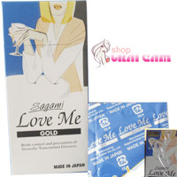 Hình ảnh hộp bao cao su Sagami Love Me Gold 10 chiếc SGM21 chính hãng