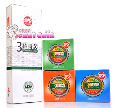 Ảnh chụp hộp bao cao su g&acirc;n gai k&eacute;o d&agrave;i thời gian CD02