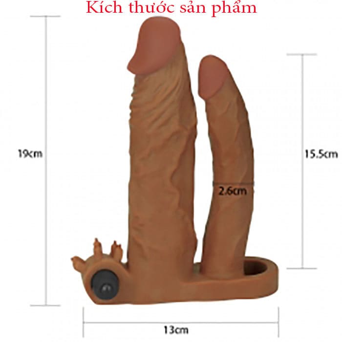 Cận cảnh bề mặt si&ecirc;u g&acirc;n nổi của bao đ&ocirc;n Lovetoys 2 nh&aacute;nh