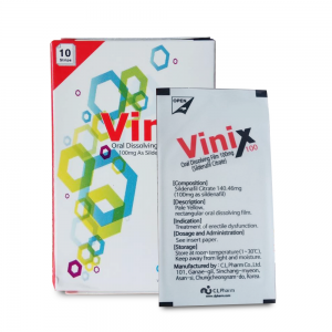 Tem Ngậm Tăng Cường Sinh Lý VINIX 100 Hàn Quốc (1 hộp/10pc)