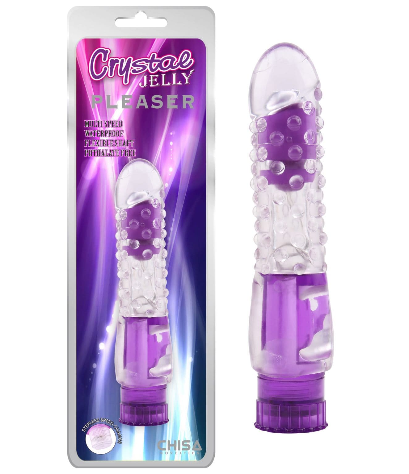Ảnh tổng thể sản phẩm dương vật mini gai mềm Cryscal Jelly DV24A