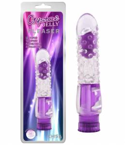 Dương vật mini gai mềm có rung Cryscal Jelly