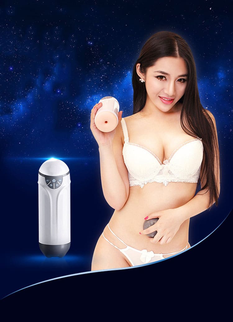 Ảnh chi tiết kích thước và phụ kiện cốc thủ dâm NaNo AirRobot AD55A