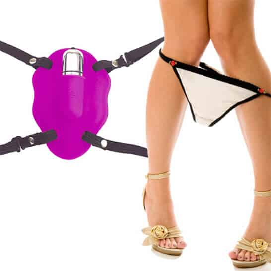 Ảnh thể hiện k&iacute;ch thước d&acirc;y đeo bướm rung &acirc;m vật DC10C