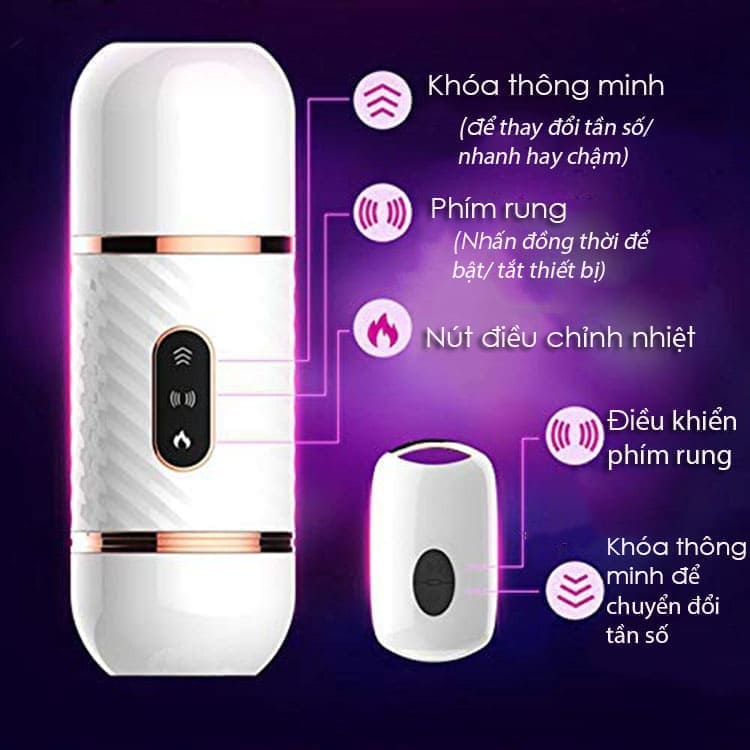 Chi tiết t&iacute;nh năng sưởi ấm th&ocirc;ng minh tr&ecirc;n m&aacute;y CYCLONE FIRE DC50N.