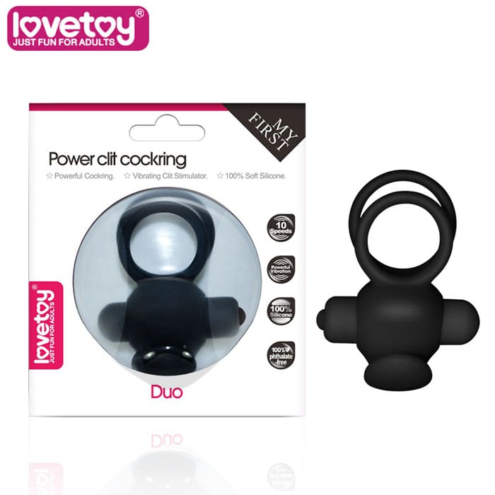 Ảnh tổng thể sản phẩm vòng rung lưỡi liếm Lovetoy Duo DC71E