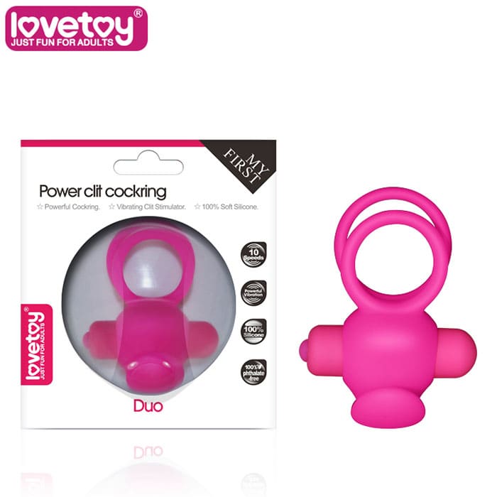 Cận cảnh chất liệu silicone cao cấp của vòng rung Lovetoy Duo DC71E