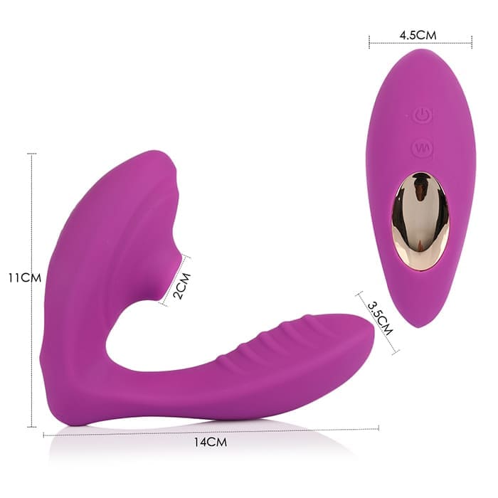 Chi tiết k&iacute;ch thước v&agrave; phụ kiện m&aacute;y rung b&uacute; Didi 2 in 1 MS41D