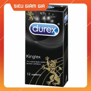 Bao cao su Durex Kingtex ôm khít hộp 12C (DR08A)