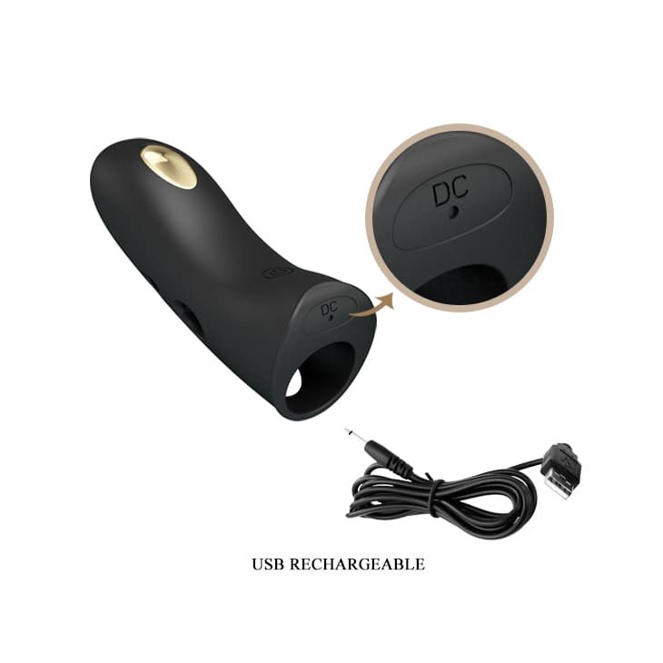 Hình ảnh nút bấm điều khiển trên thân ngón tay rung DC10P