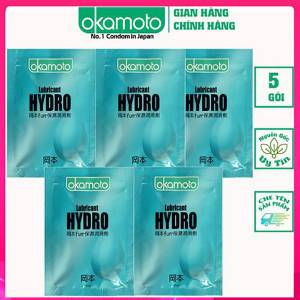 [ Combo 5 Gói ] Gel Bôi Trơn Okamoto Lubricant Hydro Gel Gốc Nước 6ml