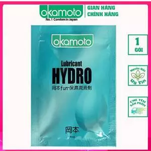 Gel Bôi Trơn Okamoto Lubricant Hydro Gel Gốc Nước 6ml