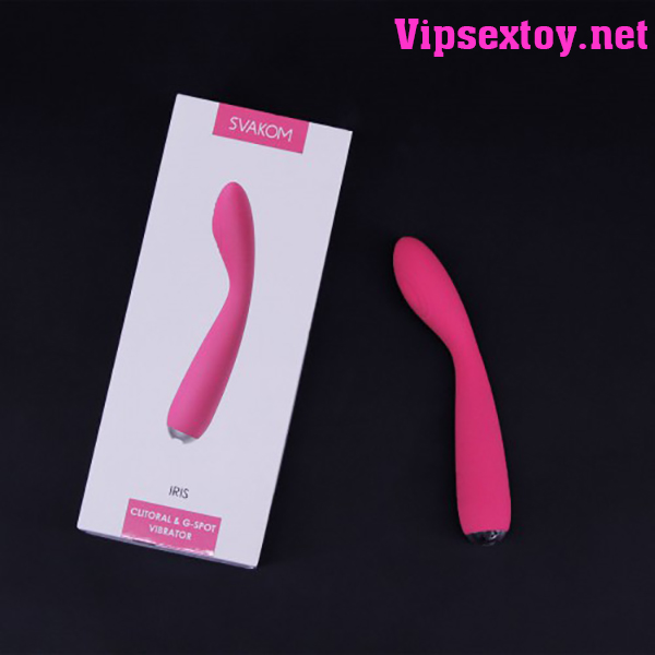Cận cảnh chất liệu silicone cao cấp của m&aacute;y rung mini Svakom Iris.