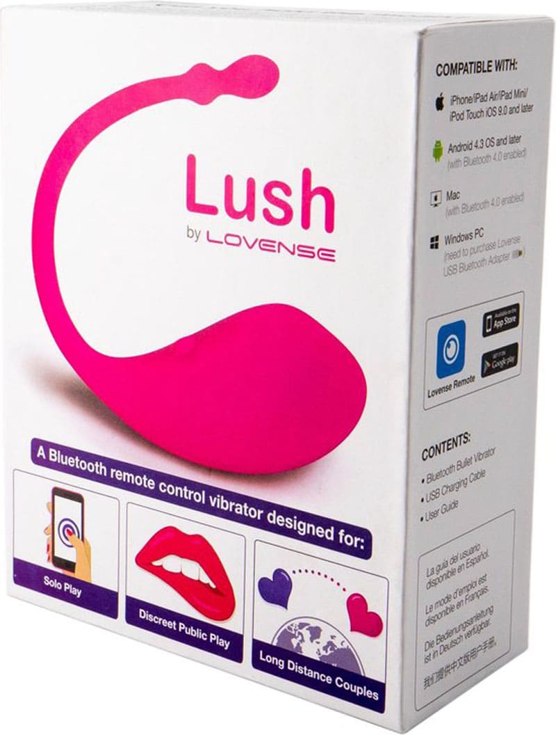 Cận cảnh thiết kế trứng rung Lovense Lush EG34B hỗ trợ kết nối ứng dụng