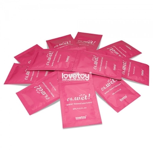 Cận cảnh c&aacute;c g&oacute;i nhỏ gel b&ocirc;i trơn cao cấp Lovetoy G23 tiện lợi