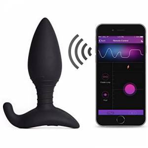 Phích rung hậu môn Lovense Hush tương tác điều khiển từ xa qua app