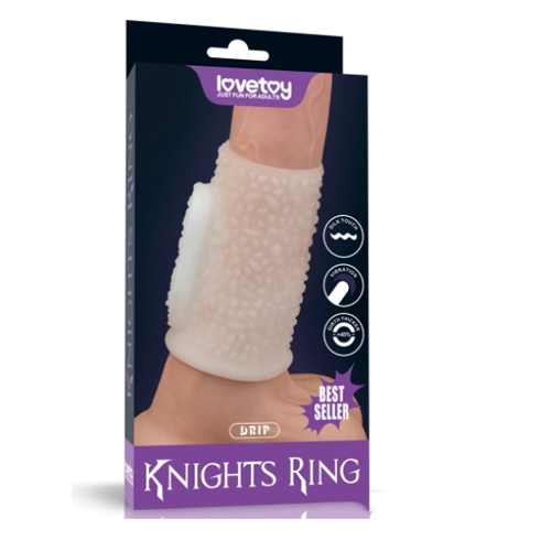 Ảnh tổng thể sản phẩm kh&uacute;c đ&ocirc;n silicon Lovetoy gai nh&aacute;m BD15A