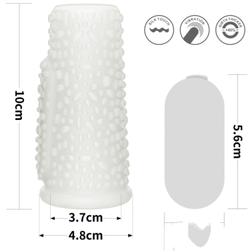 Chi tiết bộ phận rung của kh&uacute;c đ&ocirc;n silicon Lovetoy BD15A