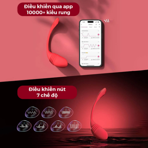 Ảnh cận cảnh chất liệu silicone y tế trứng rung Lovense Vulse