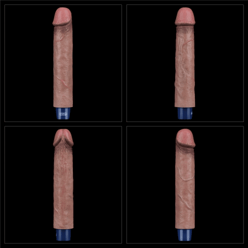 Ảnh kích thước thực tế dương vật Lovetoy REAL SOFTEE DV55Q