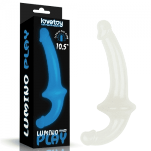 Dương vật Lovetoy Lumino 2 đầu trong suốt cho Less
