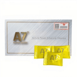 Kẹo A7 Alpha seven hương chanh tăng cường sinh lý