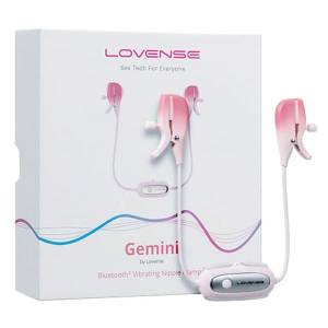 Lovense Gemini - Máy rung kẹp đầu ti cao cấp, điều khiển qua app