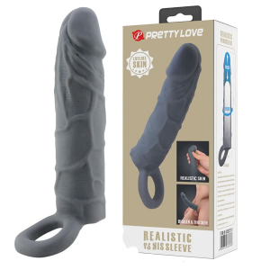 Bao Đôn Silicon Mềm Mại Màu Đen Có Quai Đeo PRETYLOVE - Tăng Cường Khoái Cảm