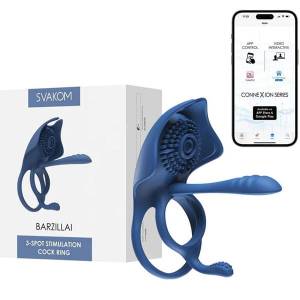 Vòng Rung Lưỡi Liếm Svakom Barzillai – Điều Khiển Qua App, Kích Thích Cực Đỉnh