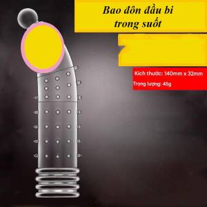 Bao đôn silicon gai bi cao cấp, tăng kích thước, tái sử dụng nhiều lần