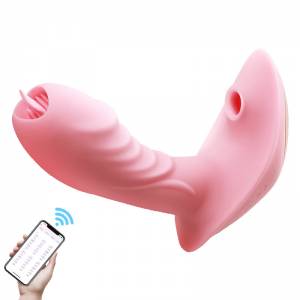 Dương vật mini gắn quần chip rung bú liếm, điều khiển từ xa