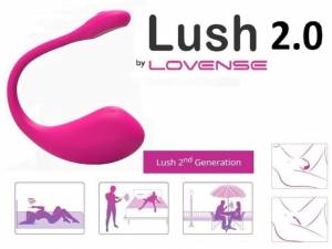 Trứng rung Lovense Lush 2 điều khiển từ bất cứ đâu qua Internet (EG34A)