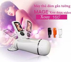 Máy thủ dâm gắn tường có màn hình LCD xem video giúp tăng hưng phấn (DC45M)